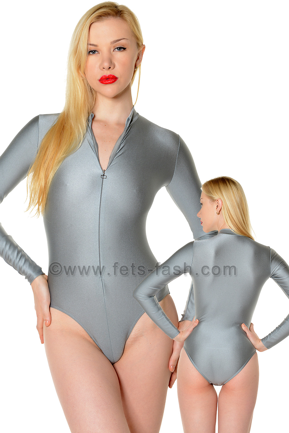 Fets Fash Body Elastane Strong Titan With Front Zip Fastener