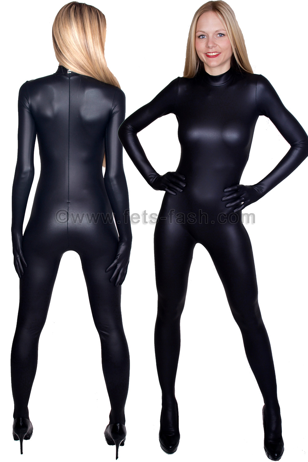 Fets Fash Zentai Catsuit Elastane Leather Optics 