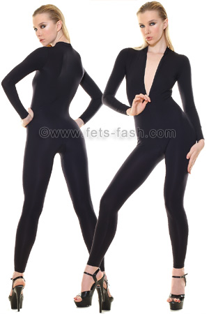 Catsuit with front zipper from Fets Fash - in all lycra colors - flexible  and durable