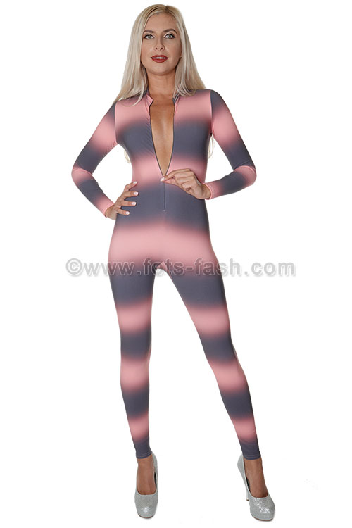 Catsuit With Front Zipper From Fets Fash In Elastane 4100